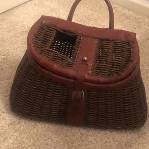 Vintage Creel Fishing Basket